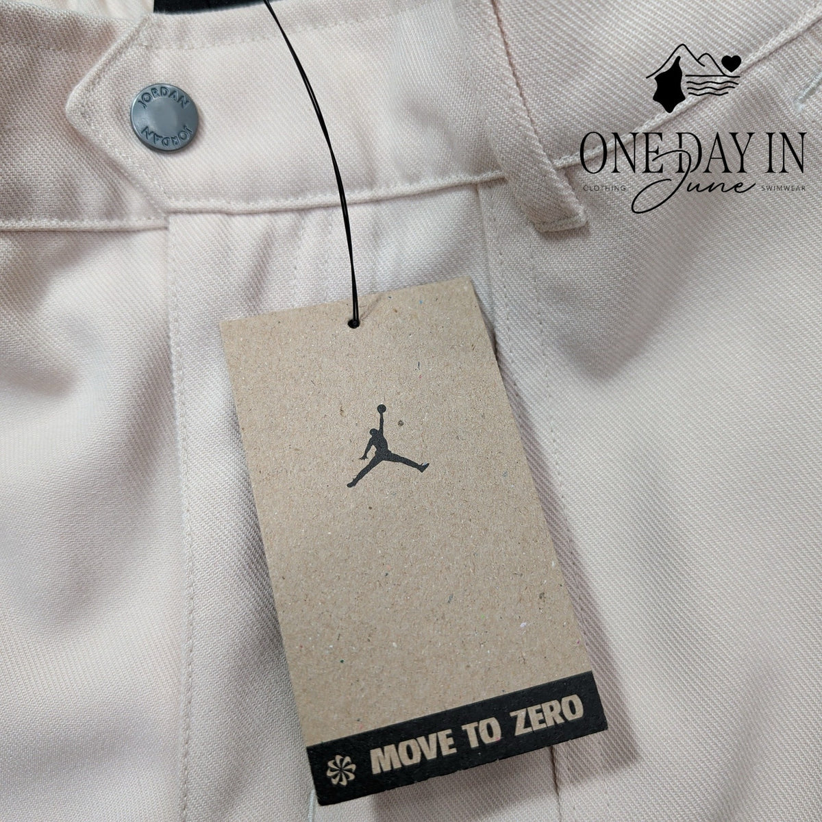 Air Jordan Women's Woven Straight Leg Pants Legend Light Brown NWT Size S