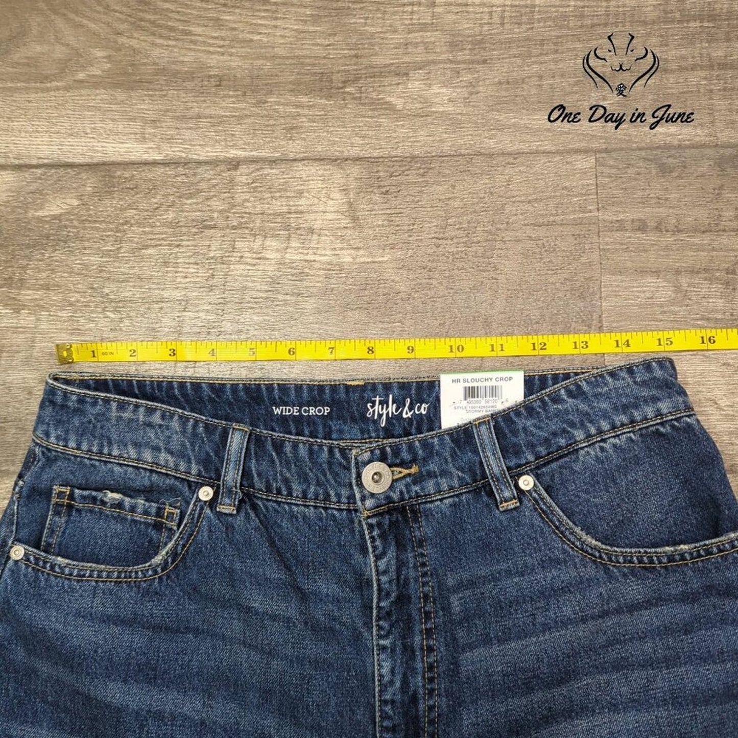 Style & Co Slouchy Crop Jeans Size 8