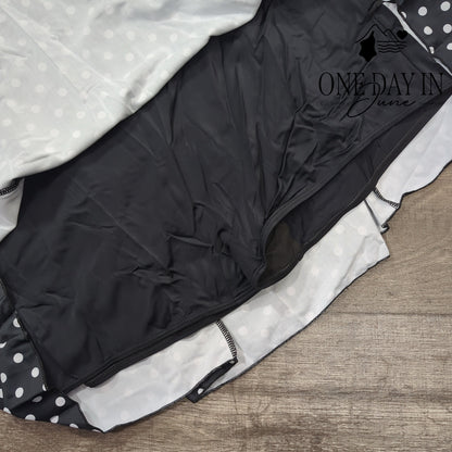 Smismivo Plus Size Polka Dot Swimdress One Piece Swimsuit Size 3XL