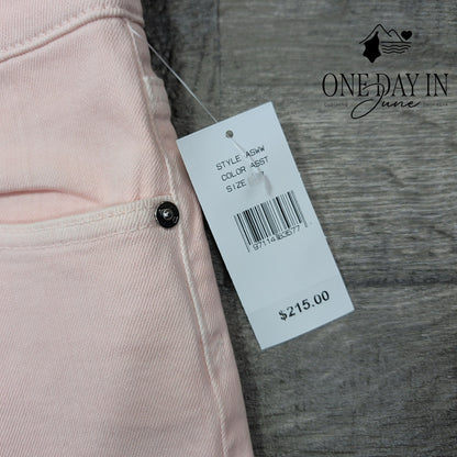 AG Adriano Goldschmied Isabelle High Rise Straight Raw Hem NWT $215 Size 4 (27)