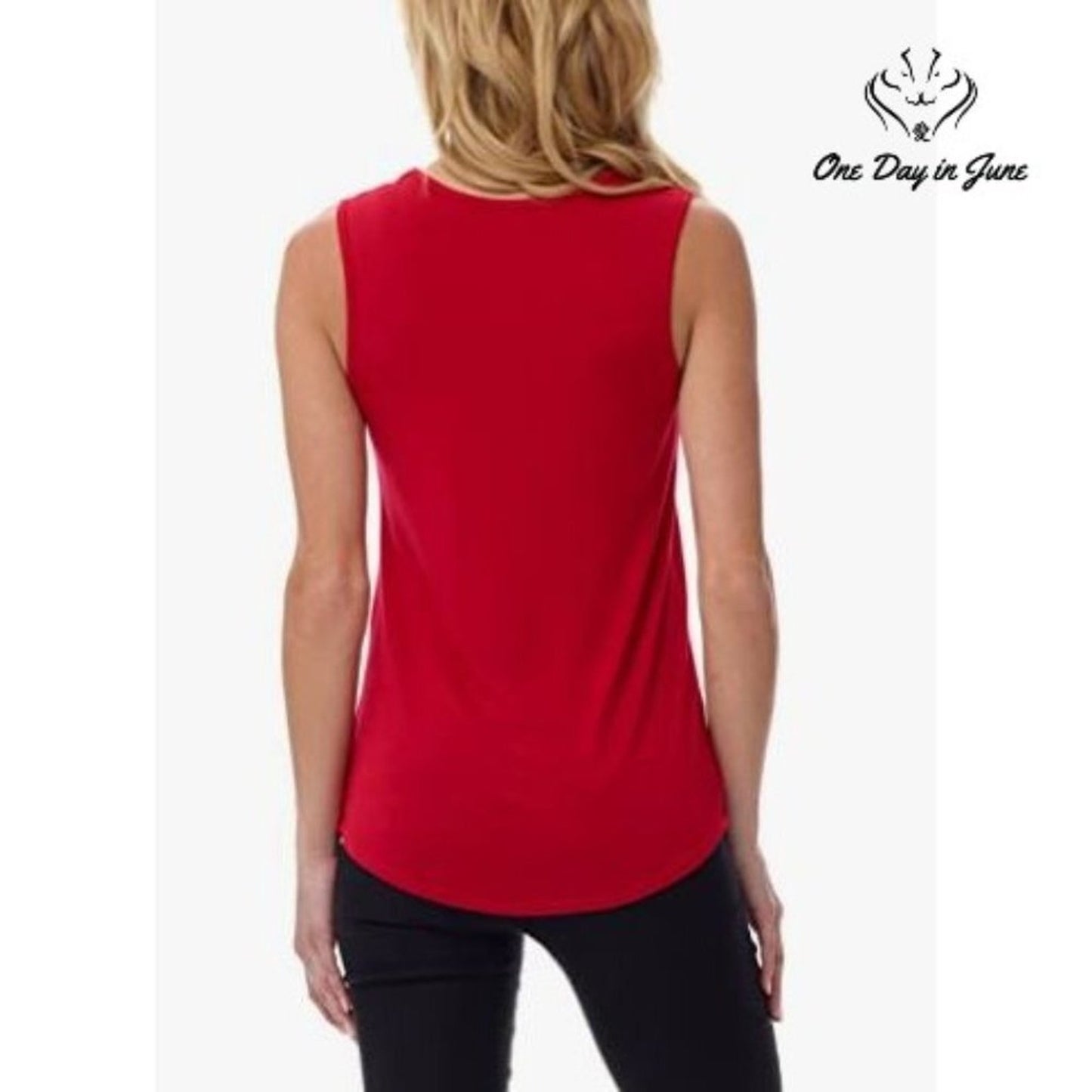 Rekucci Soft Jersey Knit Sleeveless Tank Top Size 5