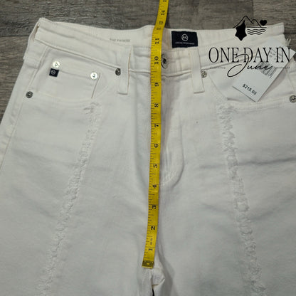 AG Adriano Goldschmied The Phoebe High Waist Tapered Jeans Distressed NWT Size 4