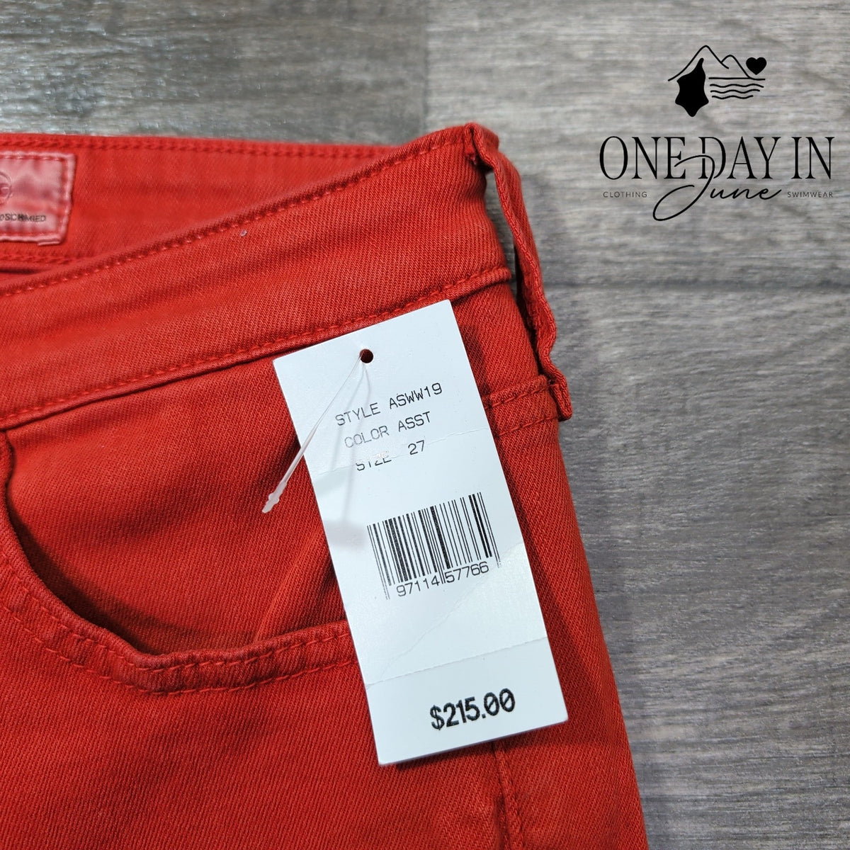 AG Adriano Goldschmied Faye Mid Rise Cigarette Jeans NWT Size 4 (27)