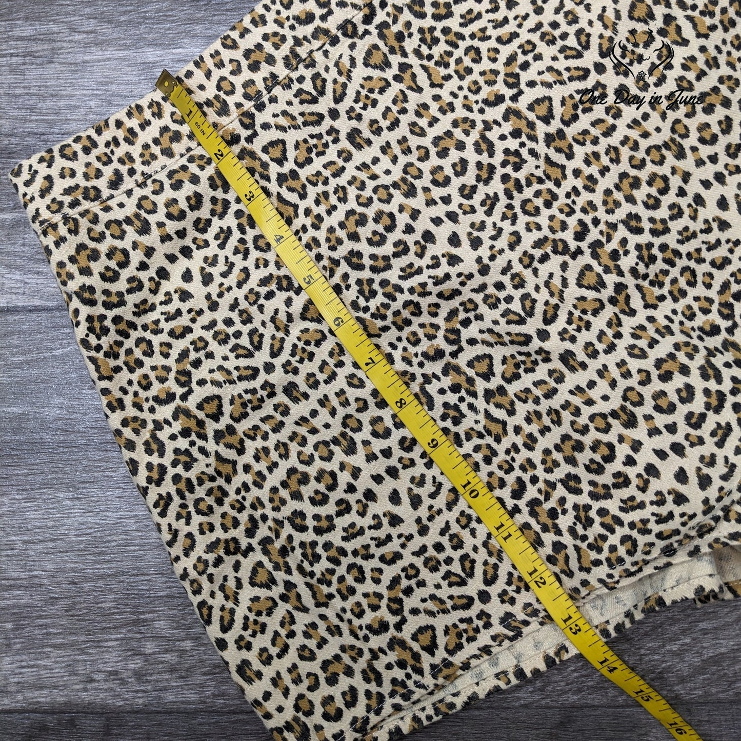 Altar'd State Leopard Print Shorts Size M