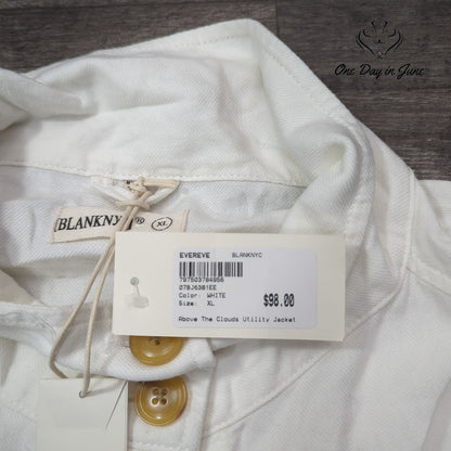 BlankNYC Button Front Drawstring Jacket Size XL