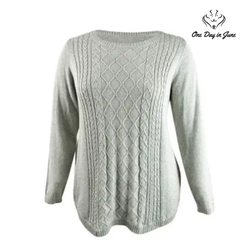 Charter Club Plus Size Cable-Knit Sweater Size 2XL