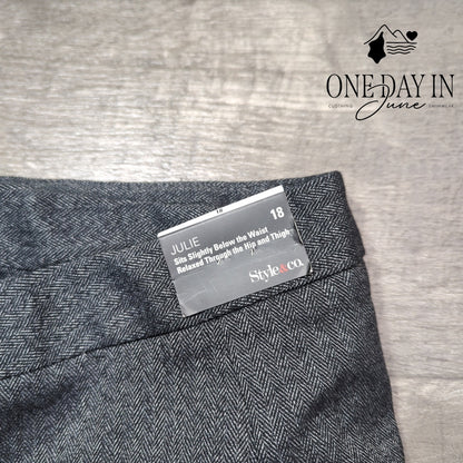 Style & Co. Julie Trouser Pants Size 18