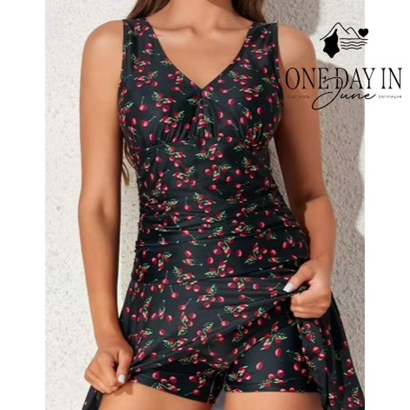 Summer Mae Skirted One Piece Swimsuit Size XL