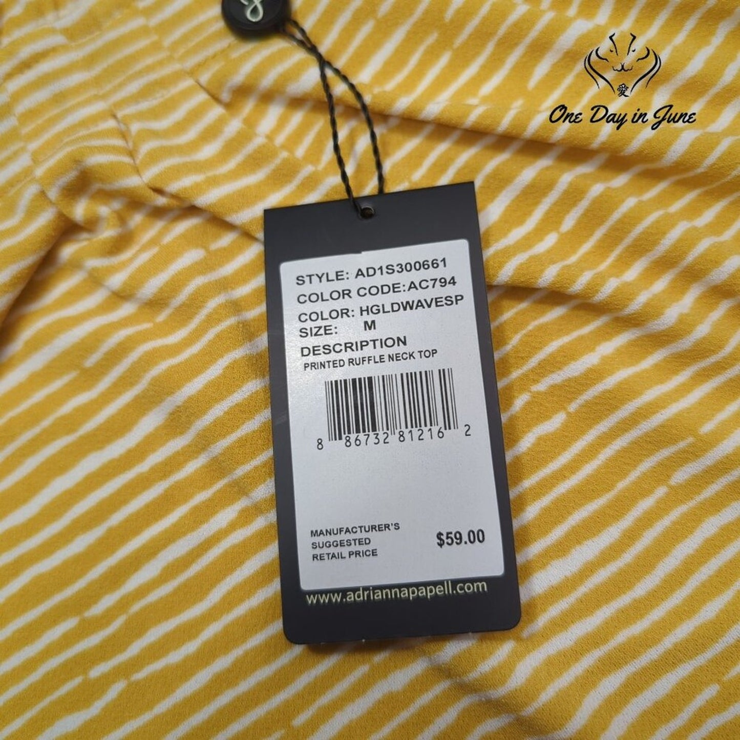 Adrianna Papell Sleeveless Top Size M