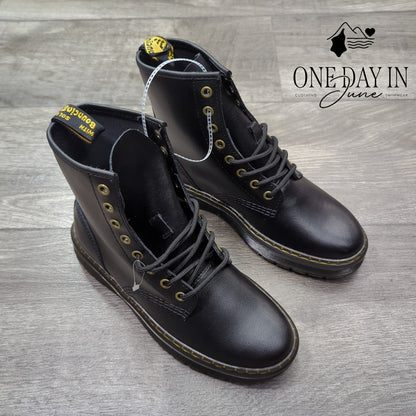 Dr. Martens 1460 Slip Resistant Leather Boots Black Size 7