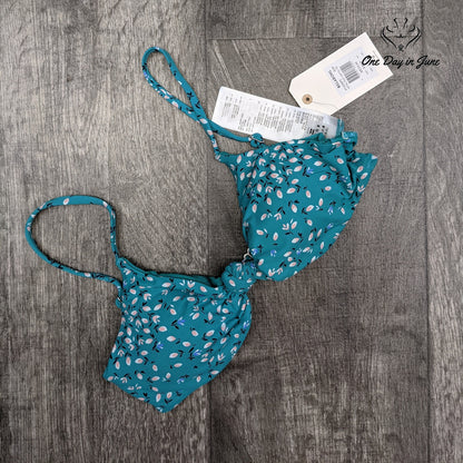 Billabong Knotted Triangle Bikini Top Swimsuit Size S