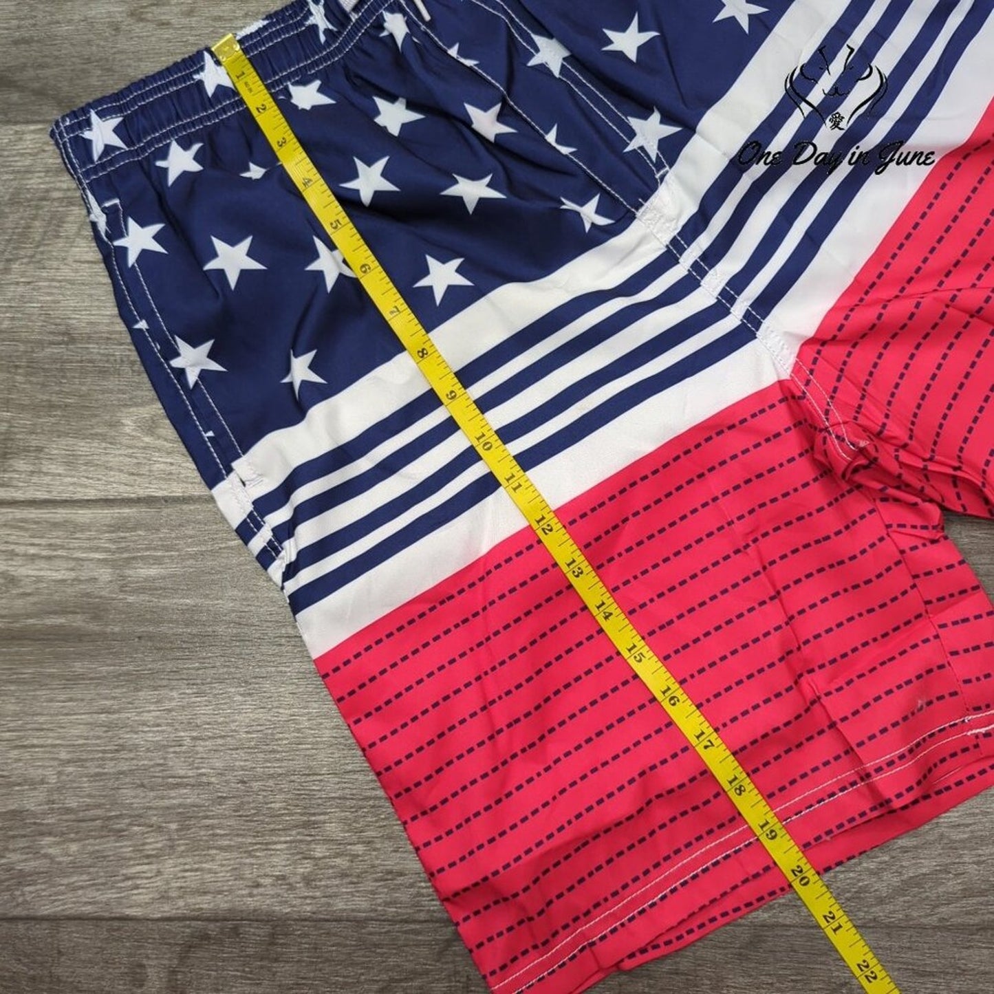 Mofiz American Flag Board Shorts Size XL