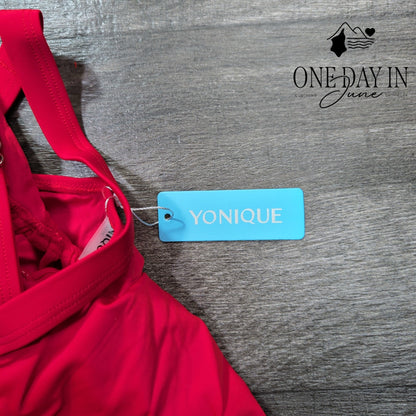 Yonique Plus Size One Piece Swimsuit Size 22W