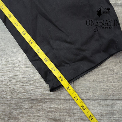 Kim Rogers Comfort Waist Bermuda Shorts Black Stretch NWT Size 12