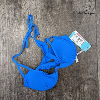 Seafolly Active Continuous Underwire Bikini Top Swimsuit Size 2