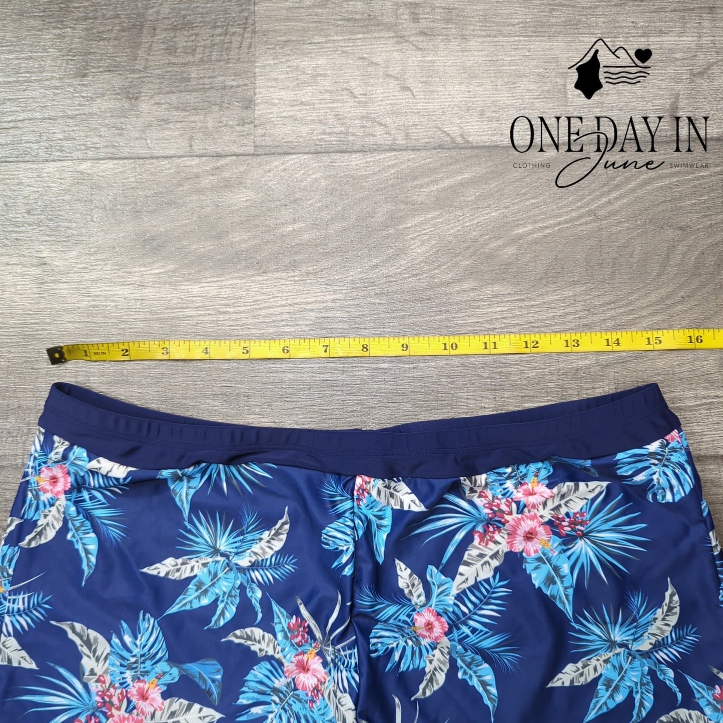 Yonique Double Up Boyshort Tankini Swimsuit Size XL