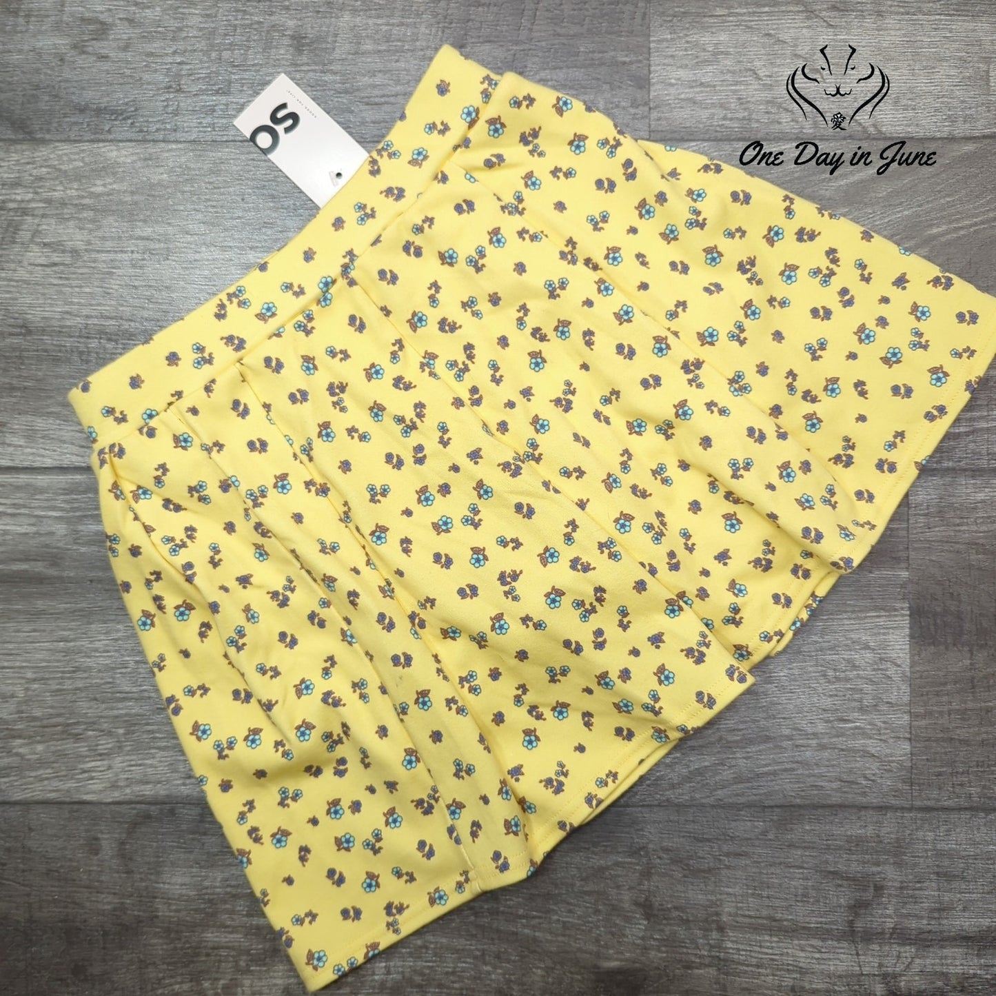 So Juniors Pull on Mini Skort Size S