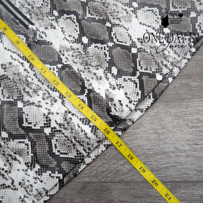 Blashe Snake Print Faux Leather Mini Skirt Size S