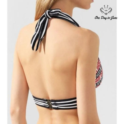 Gottex Retro Halter Bikini Top Size 8