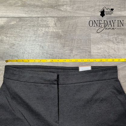 Chico's Ultimate Fit Ponte Wide Leg Trousers Charcoal NWT Size Chico's 2.5 14