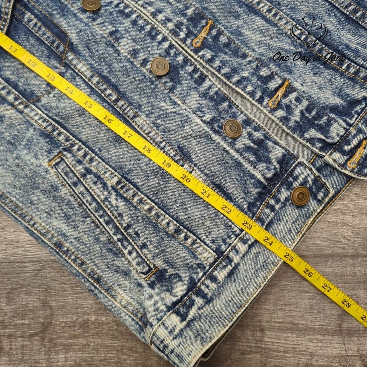 NBA Chicago Bulls Denim Vest Size S