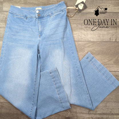 Odyn High Rise Wide Leg Jeans Light Wash NWT Size 4