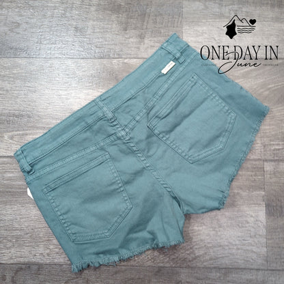 Billabong Lite Hearted Lace Up Denim Shorts Size 28 (6)