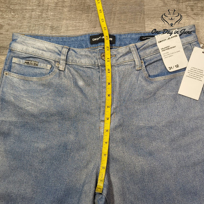 DKNY Delancey High Rise Skinny Ankle Jeans Light Wash NWT Size 12