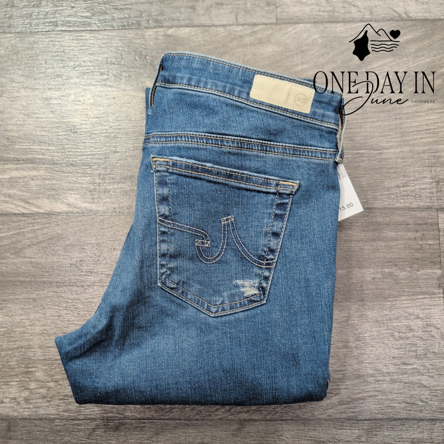 AG Adriano Goldschmied The Legging Ankle Super Skinny Distressed NWT $215 Size 4