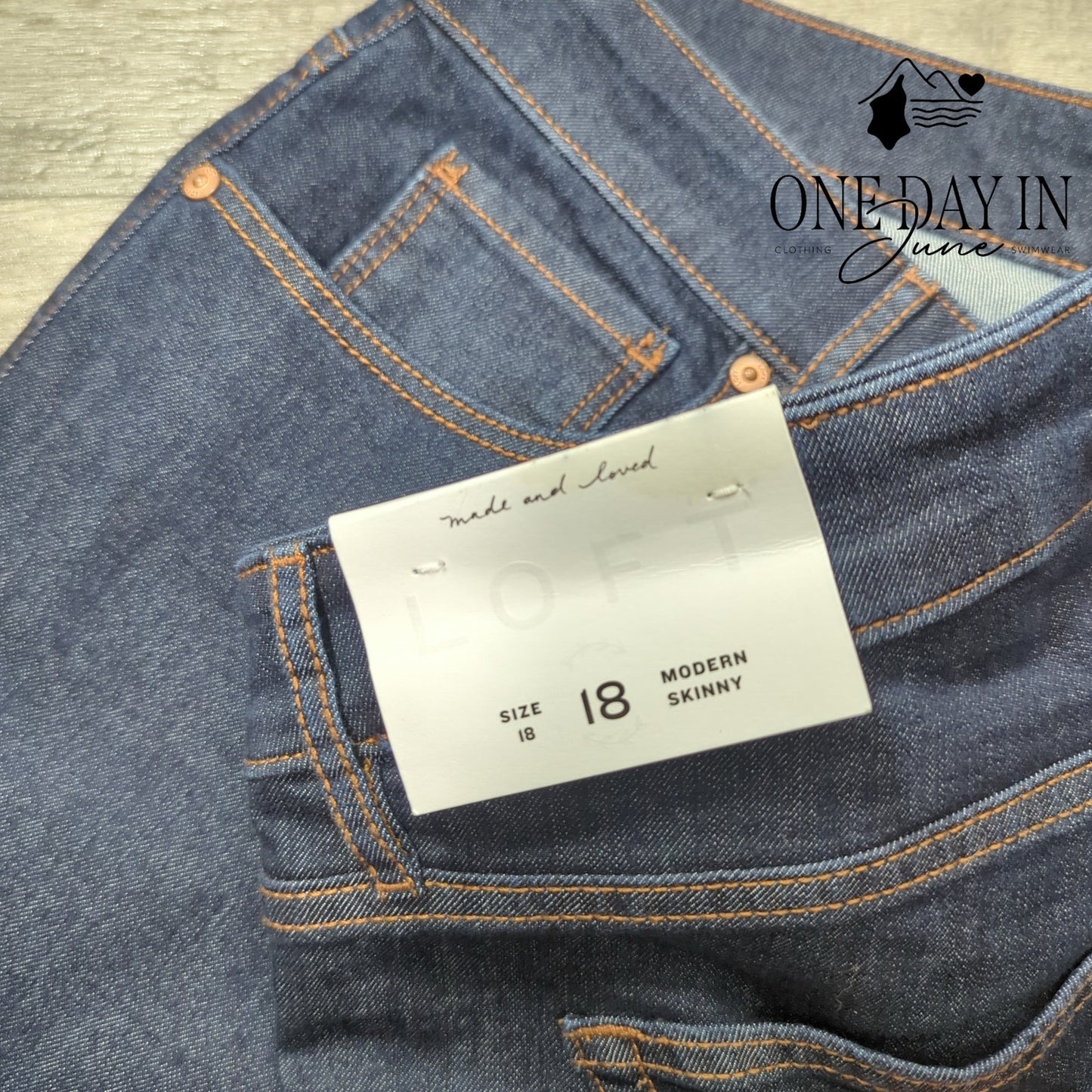 Loft Modern Skinny Jeans Size 18