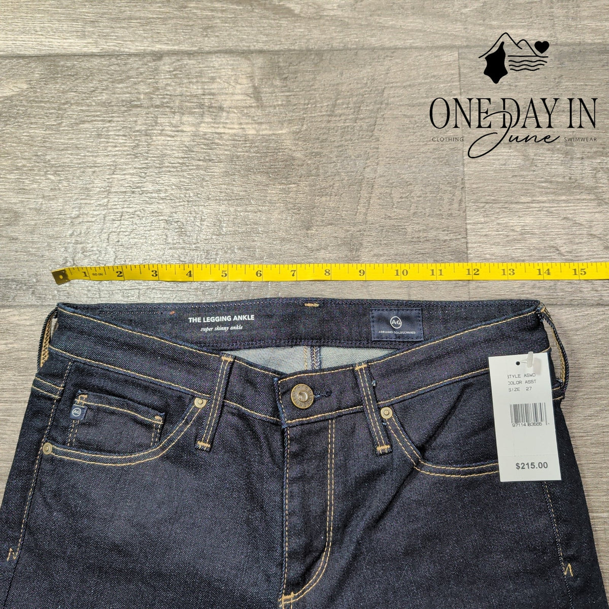 AG Adriano Goldschmied The Legging Ankle Super Skinny Jeans Dark Wash NWT Size 4