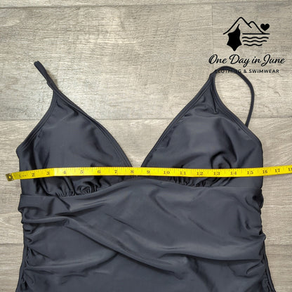 Cupshe V Neck Tummy Control One Piece Swimsuit Size XL