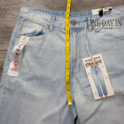 Gogo Jeans High Rise Straight Leg Jeans Size 9
