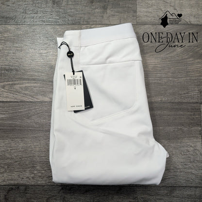 RLX Ralph Lauren Golf Ankle Pants White Stretch Performance NWT Size 4