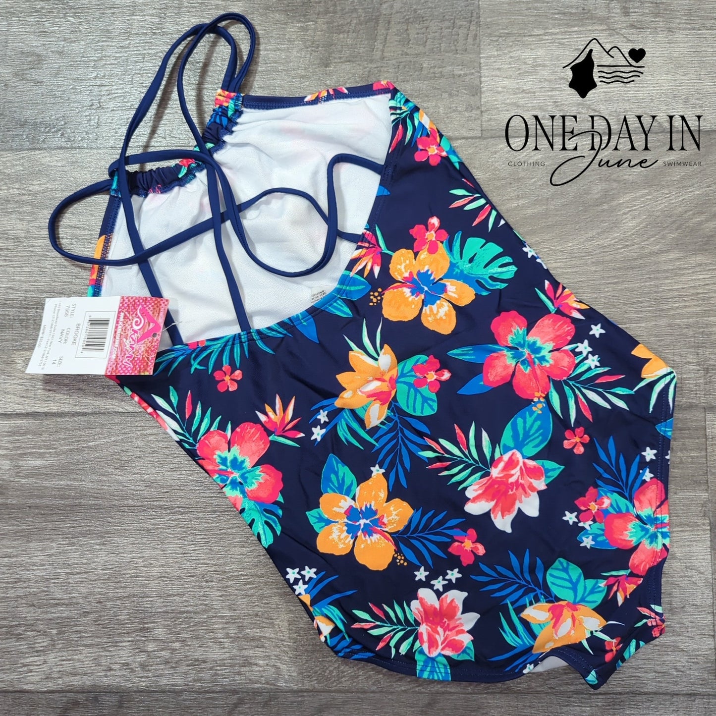 Kanu Surf Brooke One Piece Swimsuit Size 14