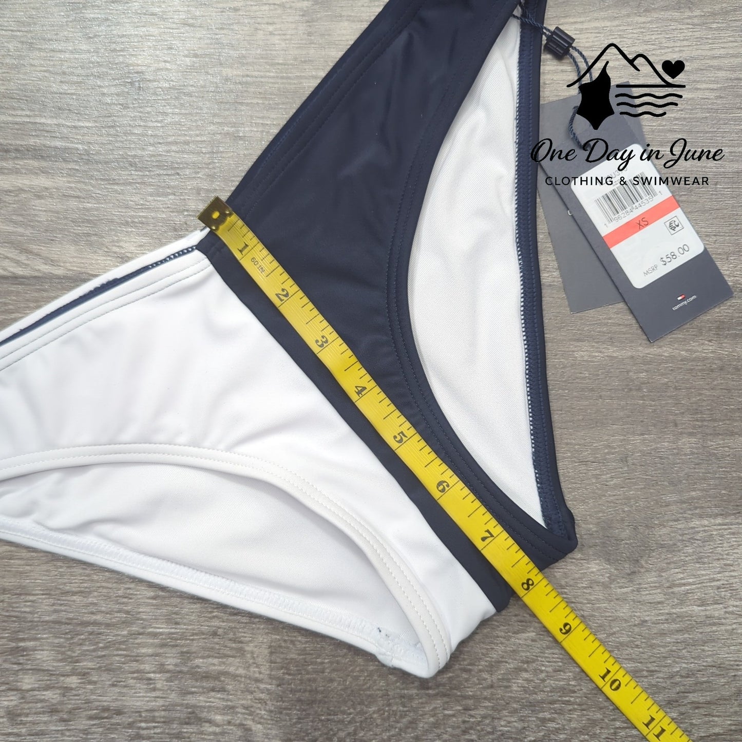 Tommy Hilfiger Moderate Coverage Bikini Bottom Size XS