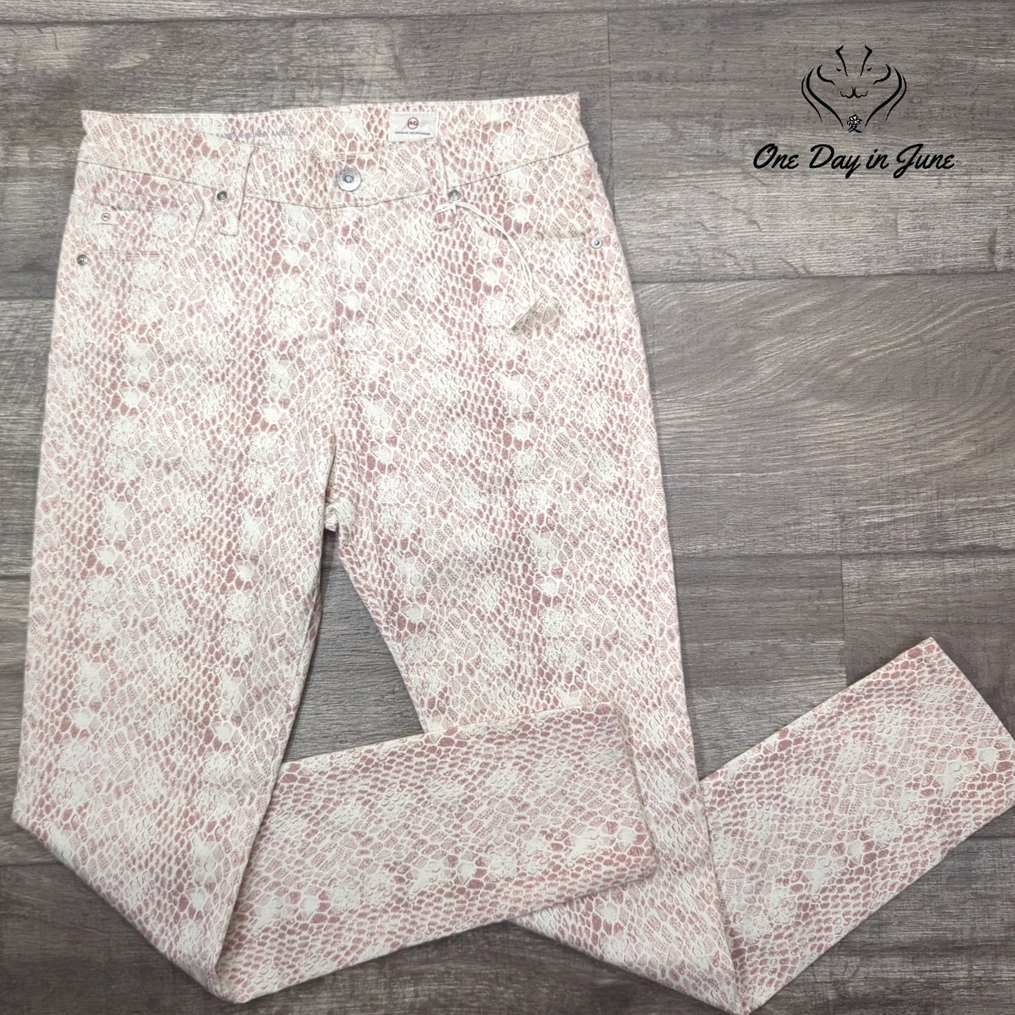 AG Adriano Goldschmied The Farrah Skinny Ankle Jeans Size 28 (6)