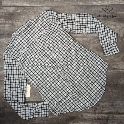St. John's Bay Classic Fit Flannel Shirt Size XS