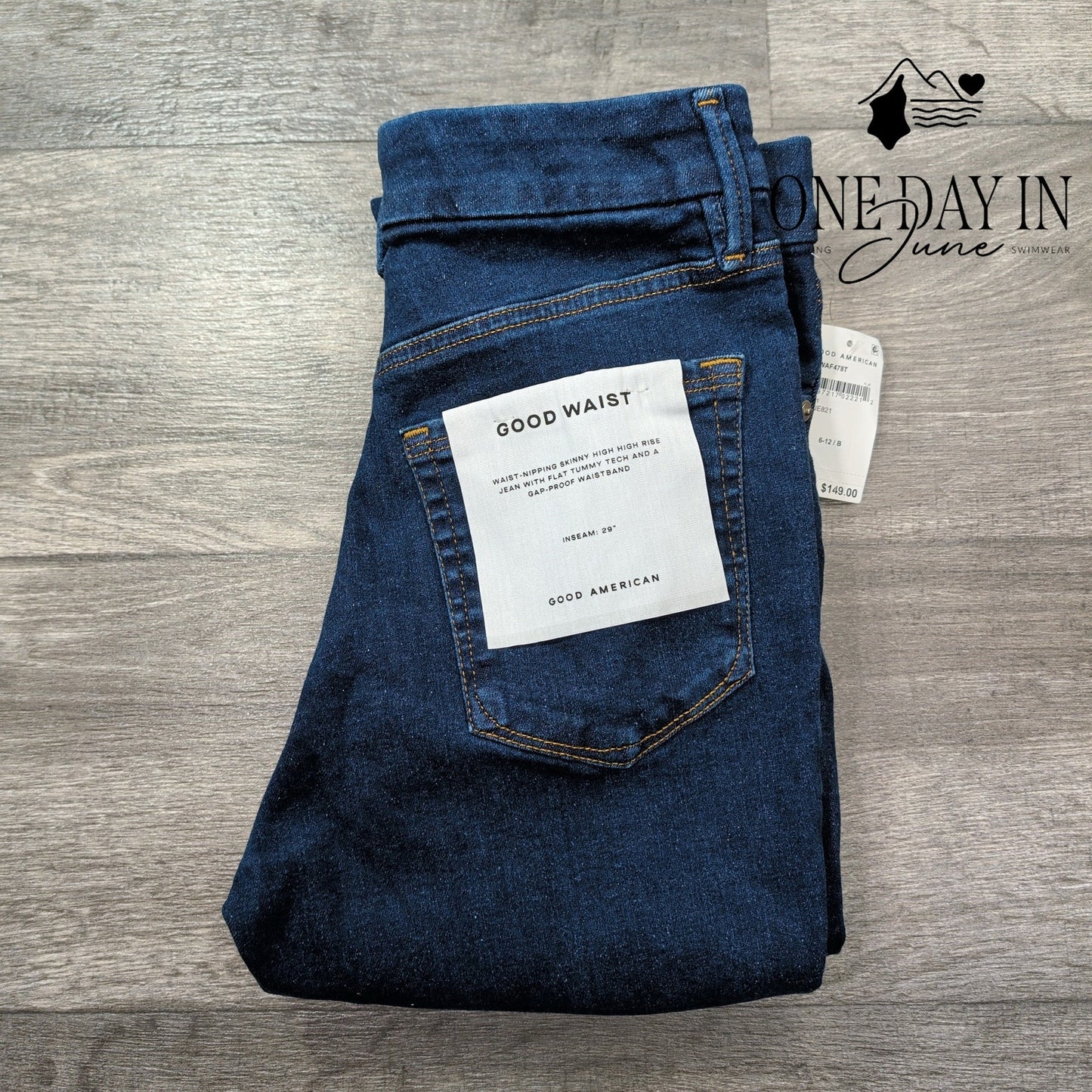 Good American Good Waist Skinny High Rise Jeans Size 10 (6-12)