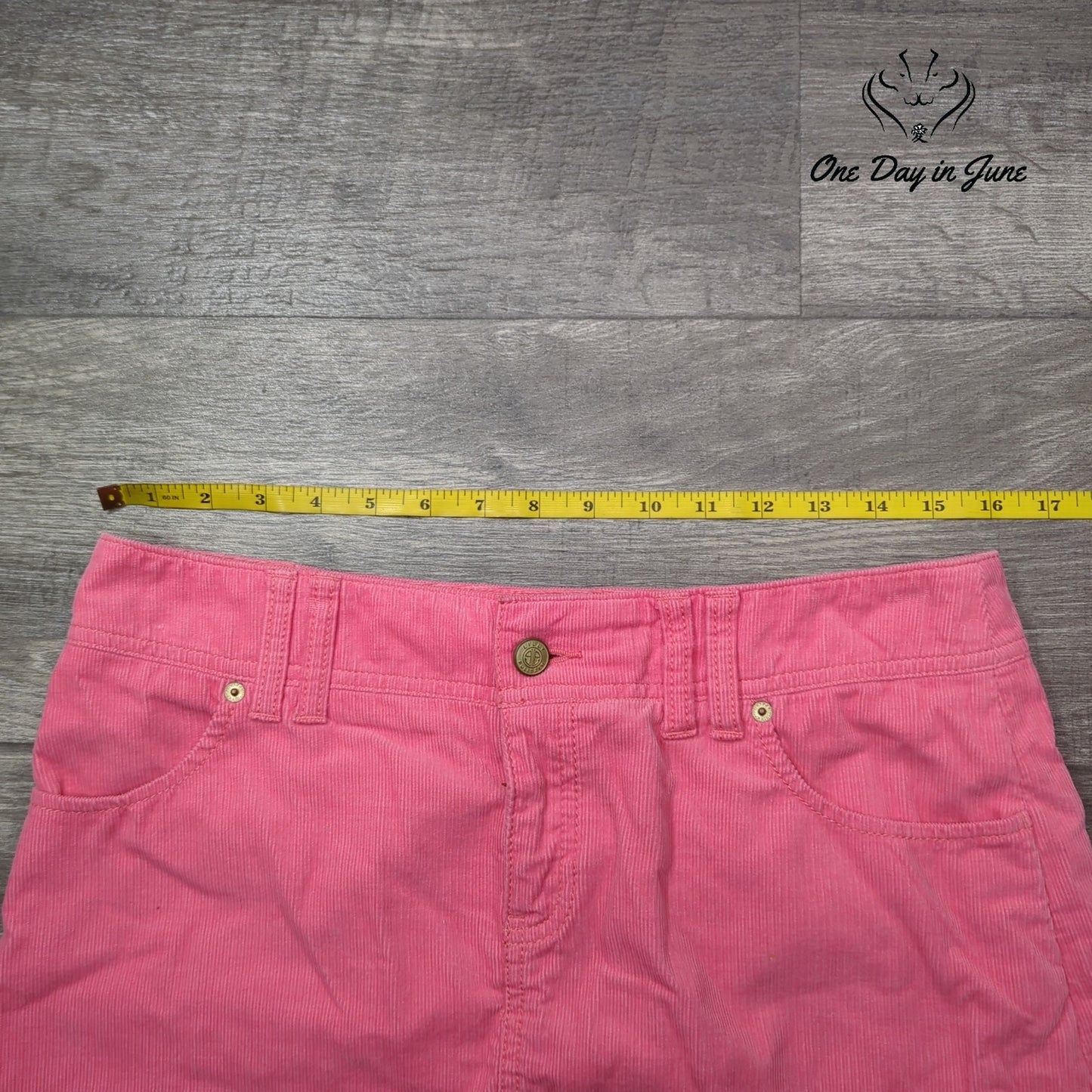 Lilly Pulitzer Palm Beach Fit Corduroy Mini Skirt Size 6