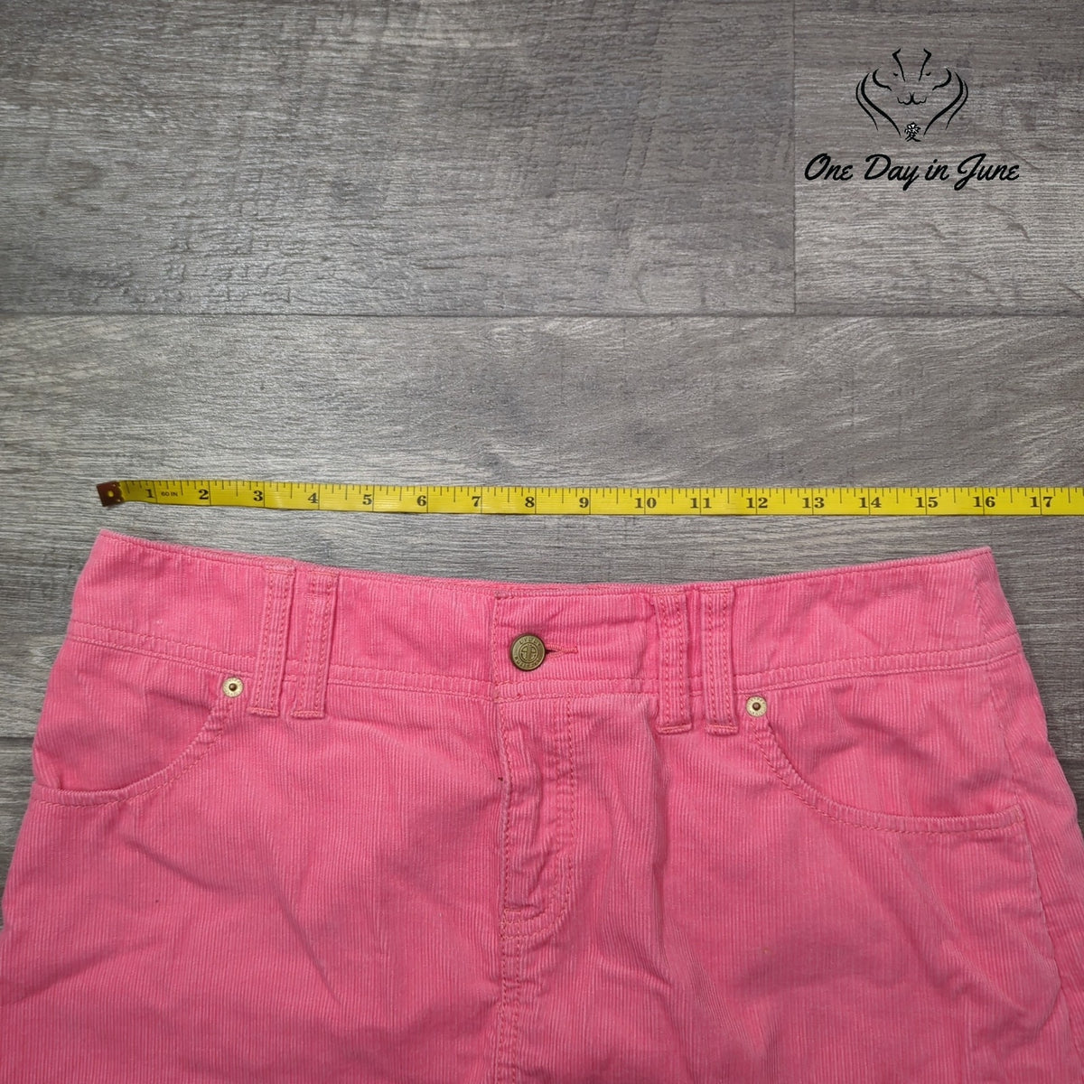Lilly Pulitzer Palm Beach Fit Corduroy Mini Skirt Pink 5 Pocket Size 6