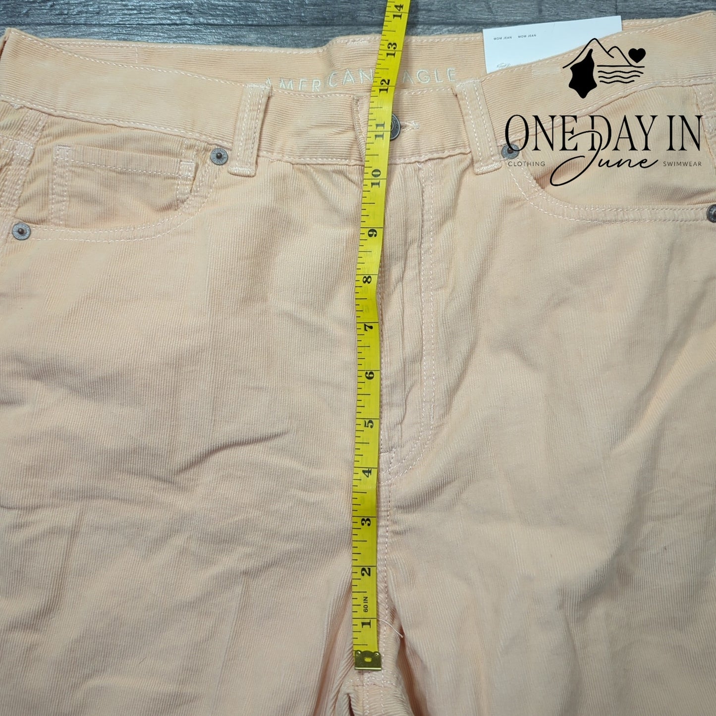 American Eagle Outfitters Mom Jean Corduroy Pants Size 10