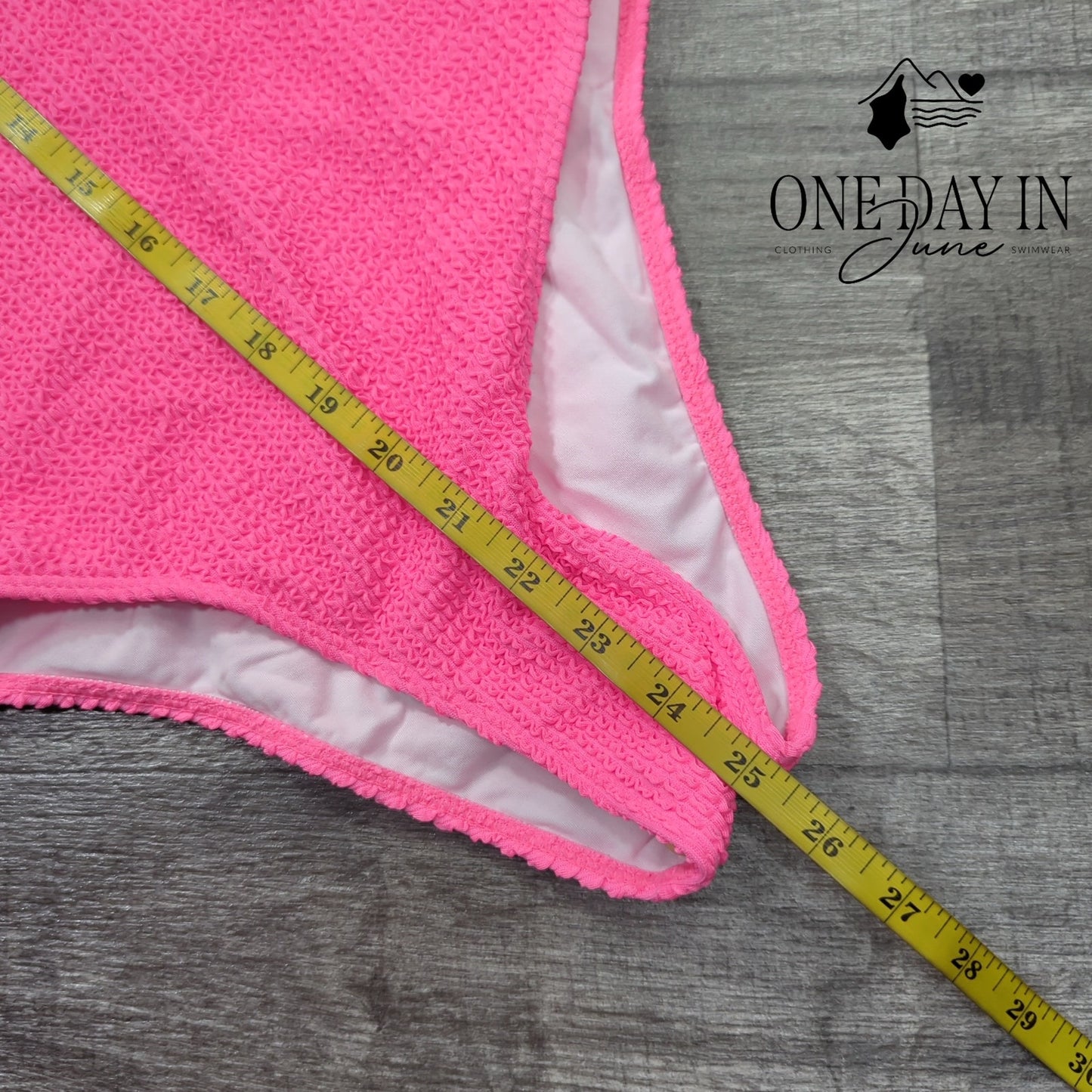Limeeke Smocked One Piece Swimsuit Size S