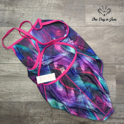 Alove Training Sport Back One Piece Swimsuit Size XL