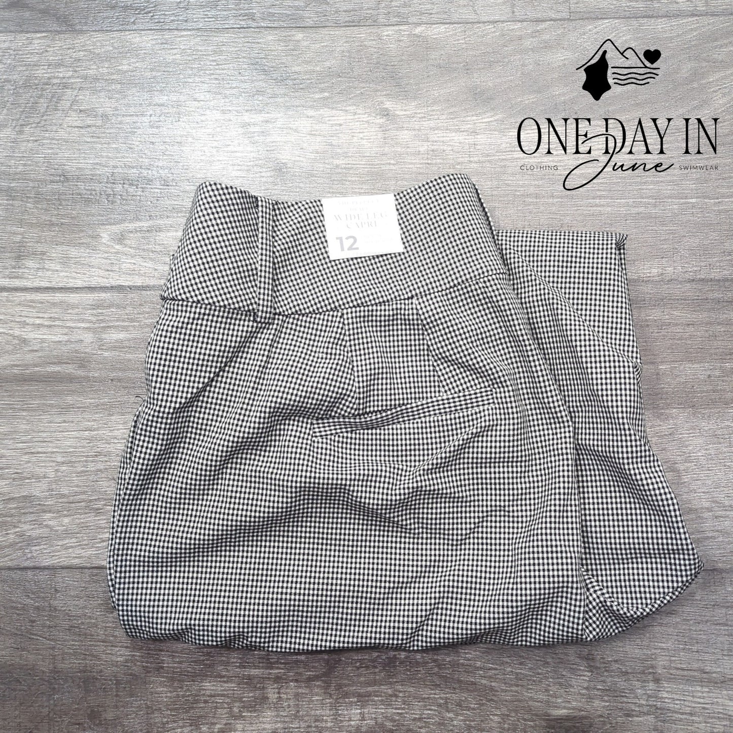 Lane Bryant Petite Wide Leg Capri Pants Size 12P