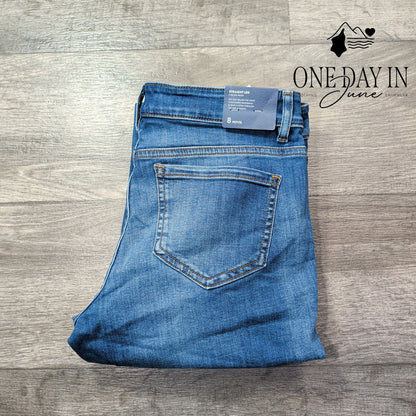 J. Jill Boyfriend Straight Leg Ankle Jeans Chelsea Wash NWT Size 8P