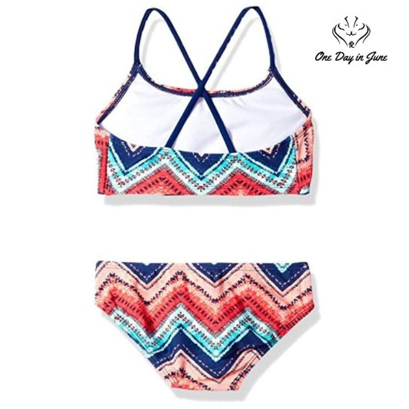 Kanu Surf Alania Flounce Bikini Swimsuit Size 12