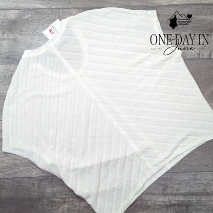Day Trip Sleeveless Knit Sweater Size L