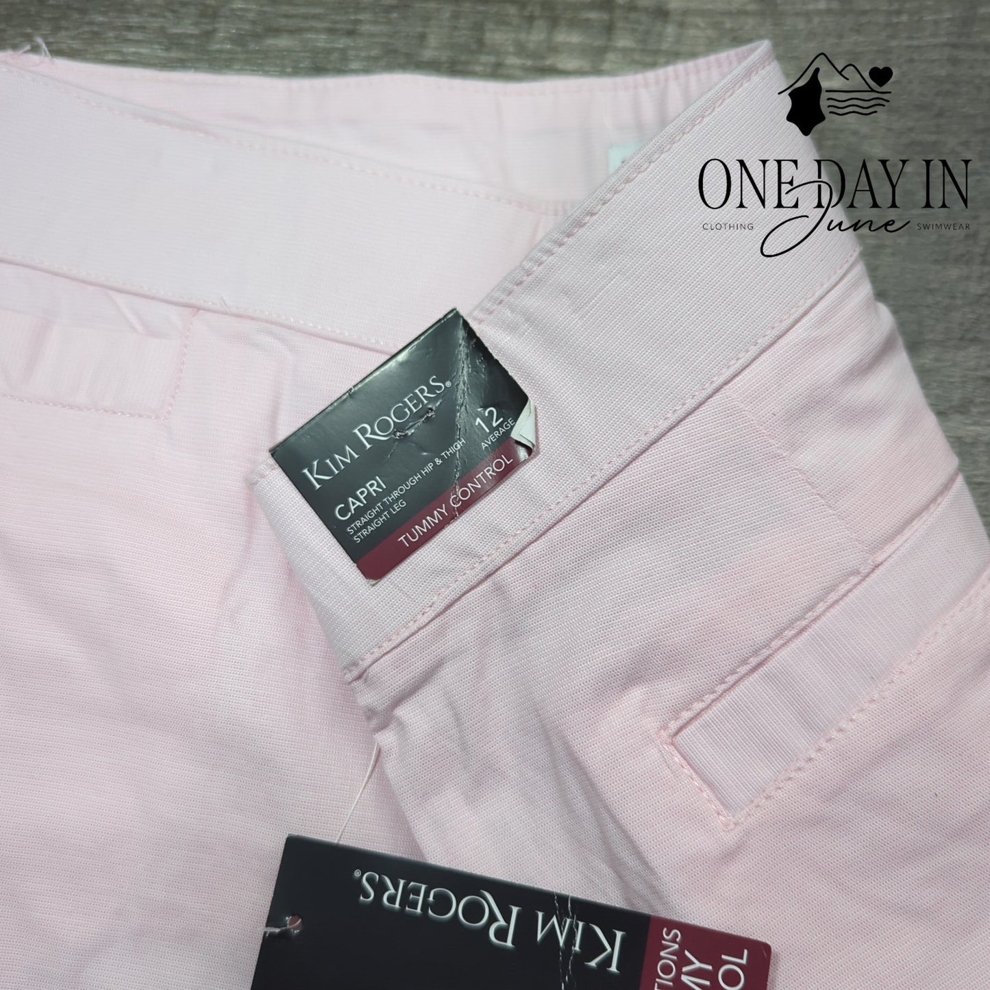 Kim Rogers Tummy Control Capri Pants Size 12