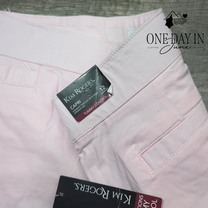 Kim Rogers Tummy Control Capri Pants Size 12